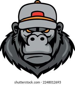Creative design work for Gorilla with Hat