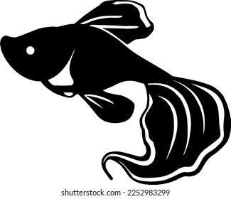 Kreatives Design für Guppy Fish 