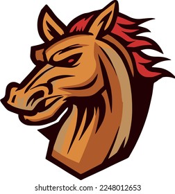 Creative design work for Horse Mascot