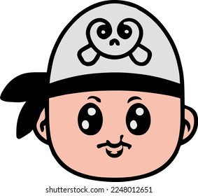 Creative design work for Kid Pirate