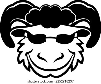 Creative design work for Lamb with Sunglasses