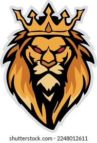 Creative design work for Lion with Crown