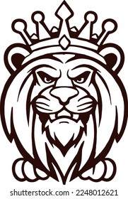 Creative design work for Lion with Crown