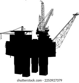 Creative design work for Oil Rig