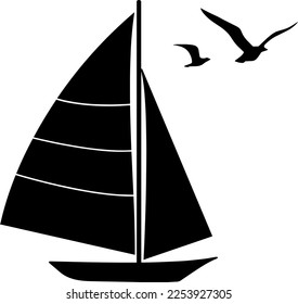 Diseño creativo de Sailboat