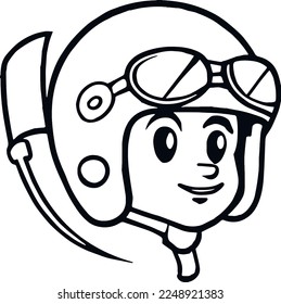 Diseño creativo de Scooter Helmet