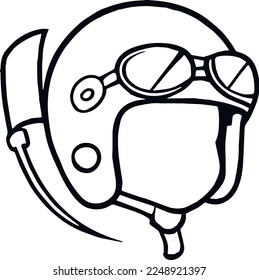 Creative design work for Scooter Helmet