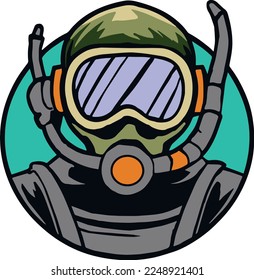 Creative design work for Scuba Diver