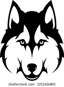 Creative design work for Siberian Husky