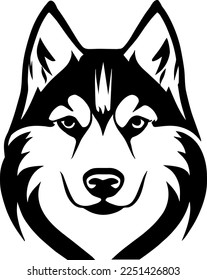 Creative design work for Siberian Husky