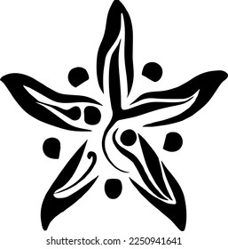 Kreatives Design für Stammesfische