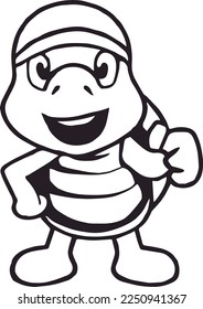 Creative design work for Turtle Mascot