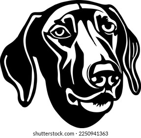 Creative design work for Weimaraner 