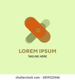 Diseño creativo X Diseño de vectores con el logotipo de la empresa