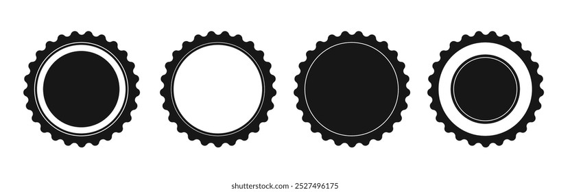 Creative designs of bottle caps in various styles showcasing unique textures and patterns for artistic inspiration
