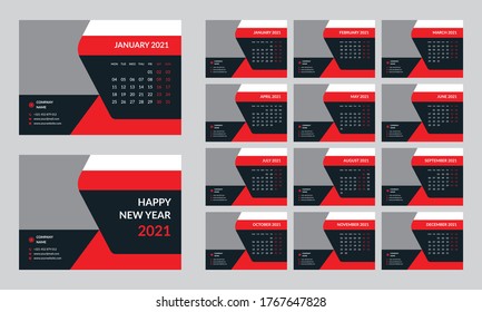 Calendario creativo de escritorio 2021
Calendario Empresarial Corporativo 2021
