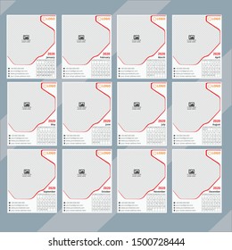 Creative Desk Calendar Design For 2020 