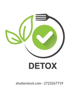 Icono de desintoxicación creativa para Diseño web, Plantillas, infografías.