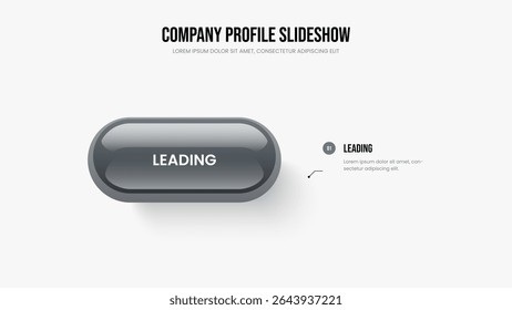 Creative Development One Step Diagram Frame Layout. Service Innovation 1 Element Infographic Presentation Template. Professional Strategy Slide Design Vector Illustration.