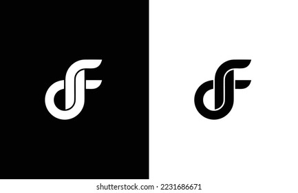 Creative df logo design template
