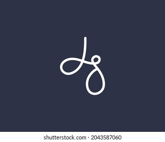 Creative DG Letter Logo Design Template