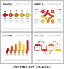 Creative diagram set for planning, strategy, management concept. Can be used for business project, marketing report, workflow layout. Process, step, cycle, flowchart