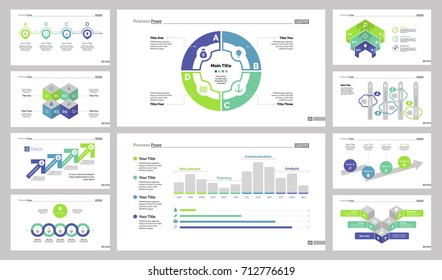 Creative diagram template set