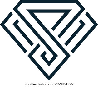 creative diamand logo icon for logo designs