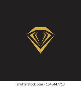 Creative Diamond Concept Logo Design Template
