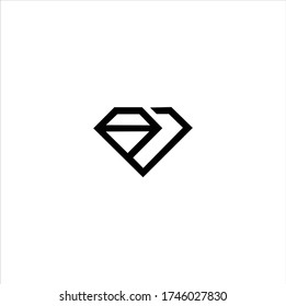 Creative Diamond Concept Logo Design Template
