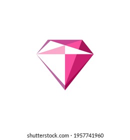 Creative Diamond Concept Logo Design Vector Illustration