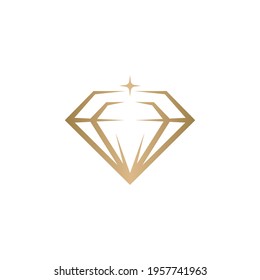 Creative Diamond Concept Logo Design Vector Illustration