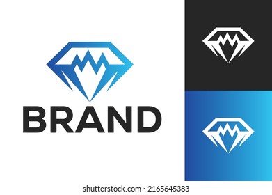 Creative Diamond Concept Logo Design Template