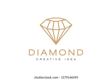 Creative Diamond Logo and Icon Design Template