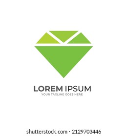 Creative Diamond Logo and Icon Design Template