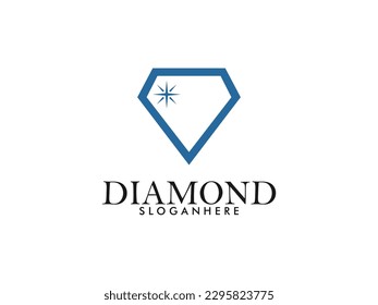 Creative Diamond Logo and Icon Design Template