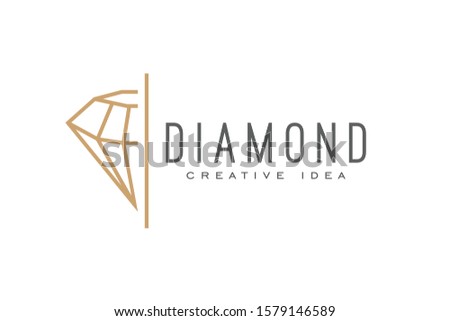 Creative Diamond Logo and Icon Design Template