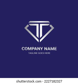 Creative Diamond Logo - Letter T Logo