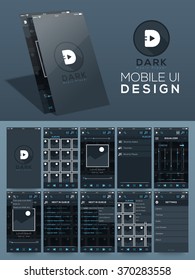 Creative Different UI, UX, GUI Layout For Mobile Apps And Responsive Website Including Music Player, Album, Media Player, Playlist, Equalizer, And Setting Screens.