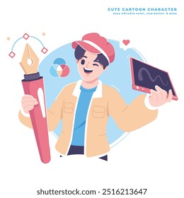 creative digital artist character design