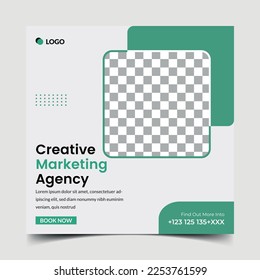 Creative  Digital business marketing social media post template