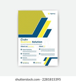 Creative digital marketing agency business social media post banner template design
