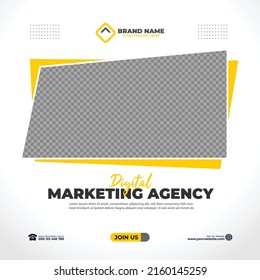 Creative Digital Marketing Agency Social Media Post Design Template