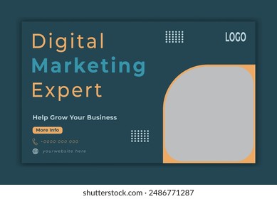 Creative Digital marketing agency social media post template
