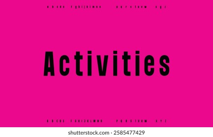 Creative digital modern alphabet fonts. Typography technology electronic dance music future creative font.