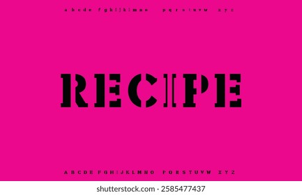 Creative digital modern alphabet fonts. Typography technology electronic dance music future creative font.