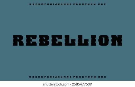 Creative digital modern alphabet fonts. Typography technology electronic dance music future creative font.