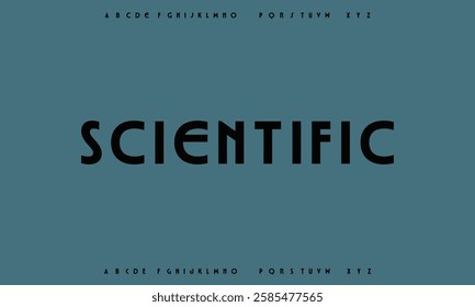 Creative digital modern alphabet fonts. Typography technology electronic dance music future creative font.