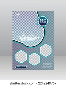 Creative Digital Technology Flyer template