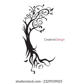 Creative and distinctive big tree logo design that stands out.